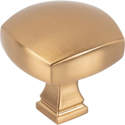 Jeffrey Alexander - 1-3/8 Inch Overall Length Square Audrey Cabinet Knob