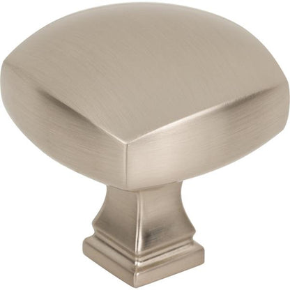 Jeffrey Alexander - 1-3/8 Inch Overall Length Square Audrey Cabinet Knob