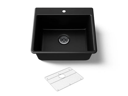 Kohler - Kennon 25 Inch Top-/Undermount Single-Bowl Kitchen Sink