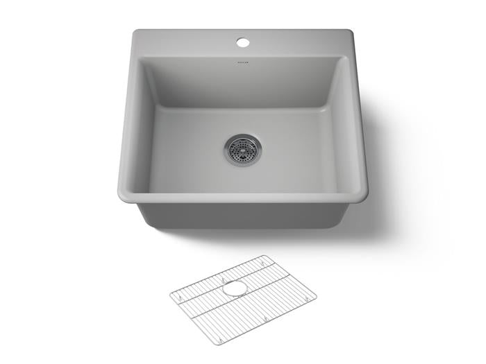 Kohler - Kennon 25 Inch Top-/Undermount Single-Bowl Kitchen Sink