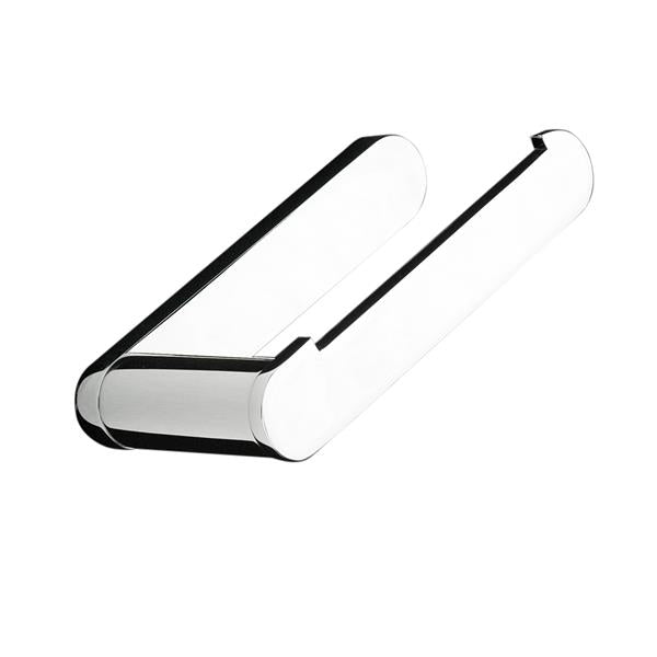 Lacava - Tre Wall-Mount Toilet Paper Holder Made Of Chrome Plated Brass.