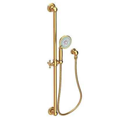 Newport Brass - Slide Bar With Multifunction Hand Shower Set