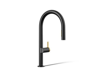 Kohler - Components Pull-Down Kitchen Sink Faucet With Two-Function Sprayhead, Arch Spout