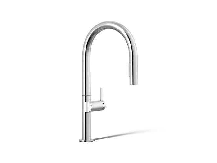 Kohler - Components Pull-Down Kitchen Sink Faucet With Two-Function Sprayhead, Arch Spout