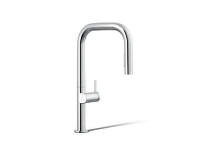 Kohler - Components Pull-Down Kitchen Sink Faucet With Two-Function Sprayhead, Square Spout