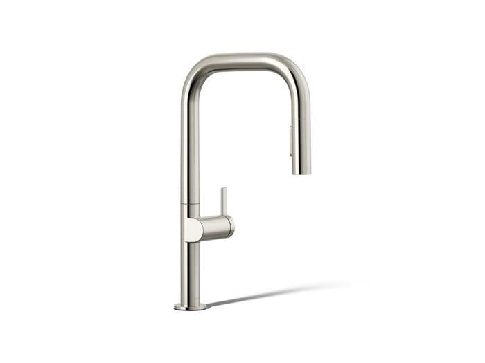 Kohler - Components Pull-Down Kitchen Sink Faucet With Two-Function Sprayhead, Square Spout