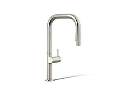 Kohler - Components Pull-Down Kitchen Sink Faucet With Two-Function Sprayhead, Square Spout