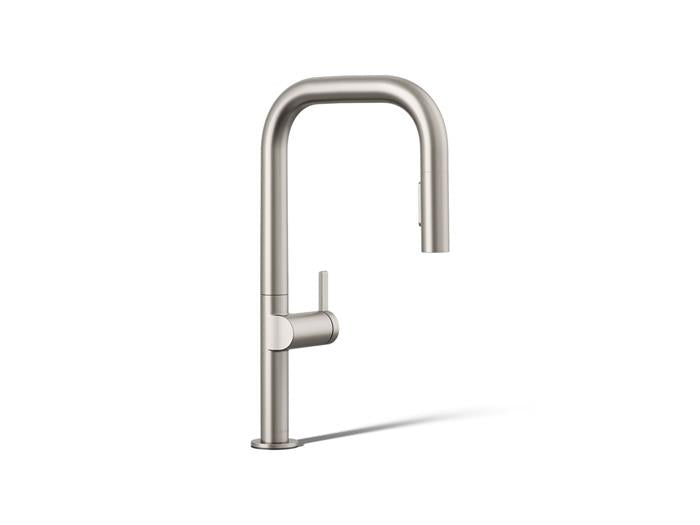 Kohler - Components Pull-Down Kitchen Sink Faucet With Two-Function Sprayhead, Square Spout
