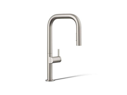 Kohler - Components Pull-Down Kitchen Sink Faucet With Two-Function Sprayhead, Square Spout