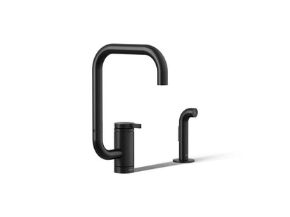 Kohler - Components Single-Handle Kitchen Faucets With Square Swing Spout And Side Sprayer