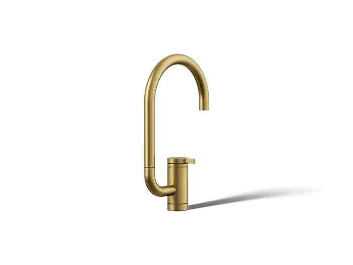 Kohler - Components Single-Handle Bar Sink Faucet With Two-Function Extended-Reach Arc Spout