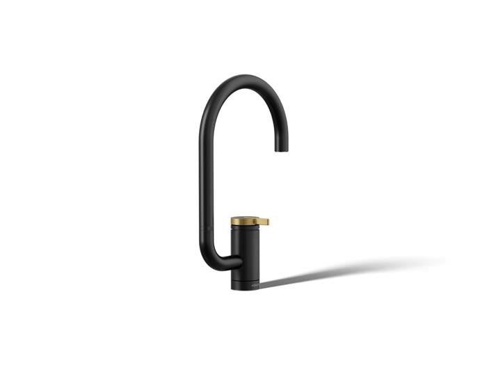 Kohler - Components Single-Handle Bar Sink Faucet With Two-Function Extended-Reach Arc Spout