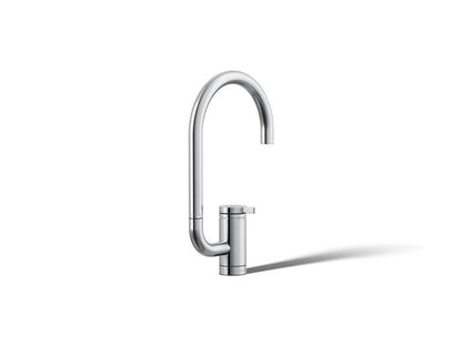 Kohler - Components Single-Handle Bar Sink Faucet With Two-Function Extended-Reach Arc Spout