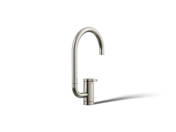 Kohler - Components Single-Handle Bar Sink Faucet With Two-Function Extended-Reach Arc Spout