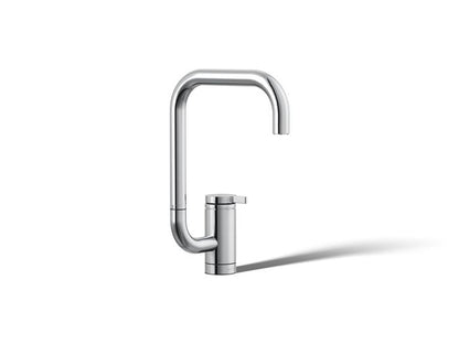 Kohler - Components Single-Handle Bar Sink Faucet With Two-Function Extended-Reach Square Spout