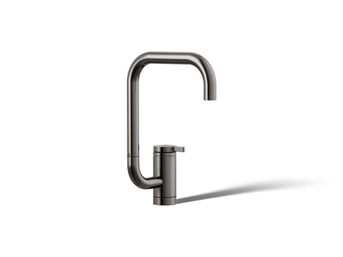 Kohler - Components Single-Handle Bar Sink Faucet With Two-Function Extended-Reach Square Spout