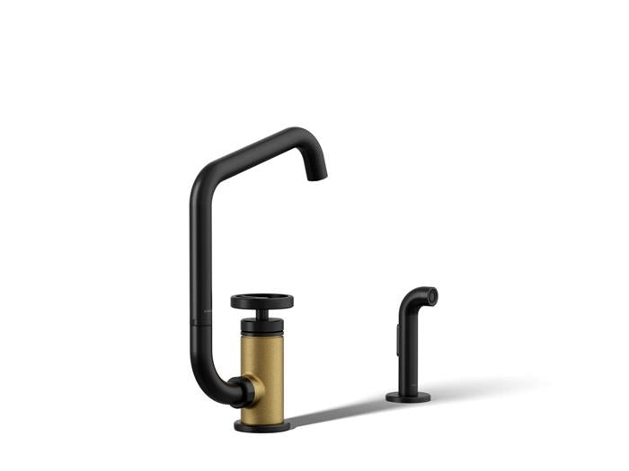 Kohler - Billet Single Handle Bar Faucet - Circle Handle Square
