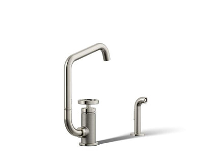 Kohler - Billet Single Handle Bar Faucet - Circle Handle Square