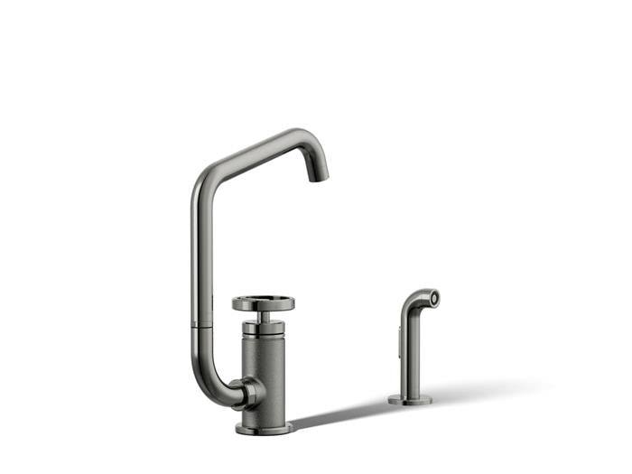 Kohler - Billet Single Handle Bar Faucet - Circle Handle Square