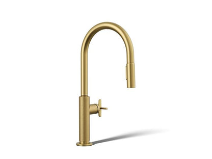 Kohler - Billet Pull-Down Kitchen Faucet - Cross Handle