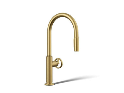 Kohler - Billet Pull-Down Kitchen Faucet - Circle Handle