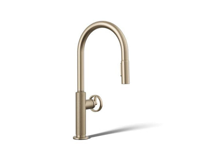 Kohler - Billet Pull-Down Kitchen Faucet - Circle Handle