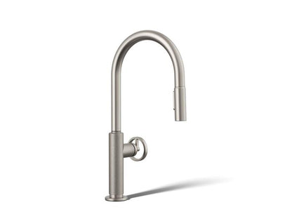 Kohler - Billet Pull-Down Kitchen Faucet - Circle Handle