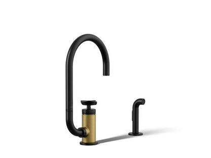 Kohler - Billet Single Handle Bar Faucet - Cross Handle