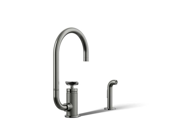 Kohler - Billet Single Handle Bar Faucet - Cross Handle
