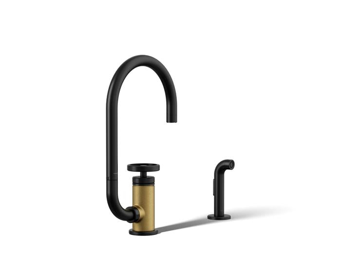 Kohler - Billet Single Handle Bar Faucet - Circle Handle
