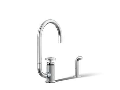 Kohler - Billet Single Handle Bar Faucet - Circle Handle
