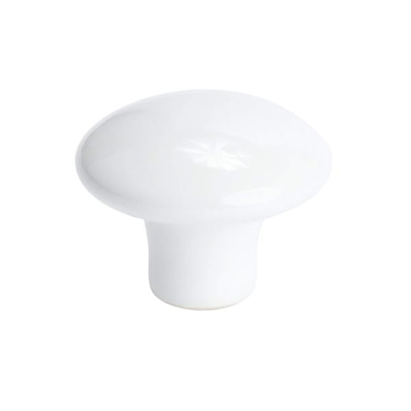 Berenson - Concord White Ceramic Knob