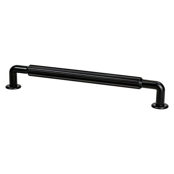 Berenson - Cannelee 224mm CC Matte Black Pull