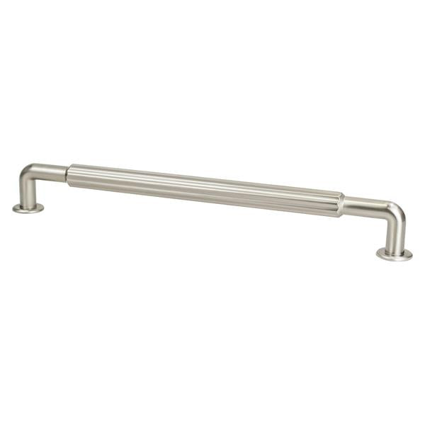 Berenson - Cannelee 12in. CC Brushed Nickel Appliance Pull