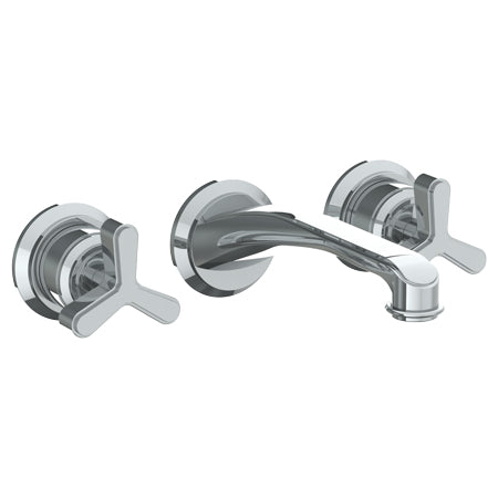 Watermark - Transitional Wall Mounted 3 Hole Lavatory Set With 8 Inch CTC Spout