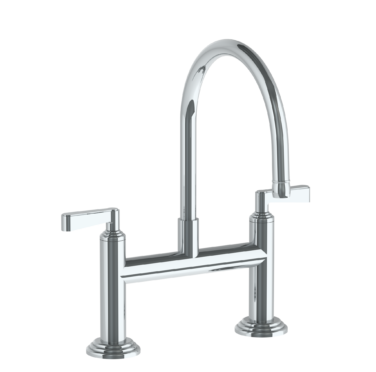 Watermark - Transitional Deck Mounted Bridge Kitchen Faucet