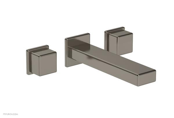 Phylrich - Mix Wall Lavatory Set - Cube Handles