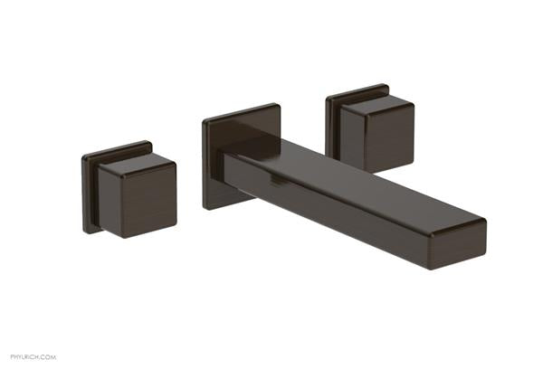 Phylrich - Mix Wall Lavatory Set - Cube Handles