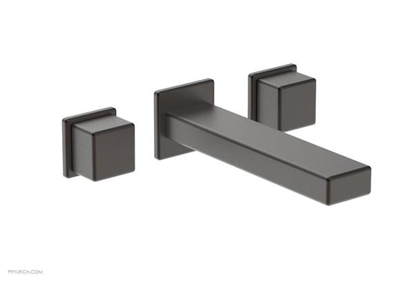 Phylrich - Mix Wall Lavatory Set - Cube Handles