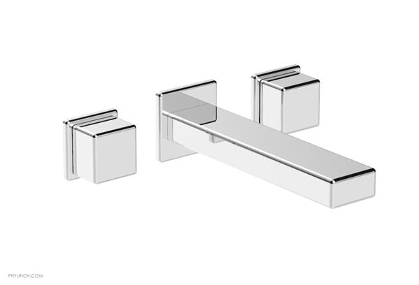 Phylrich - Mix Wall Lavatory Set - Cube Handles
