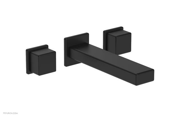 Phylrich - Mix Wall Lavatory Set - Cube Handles