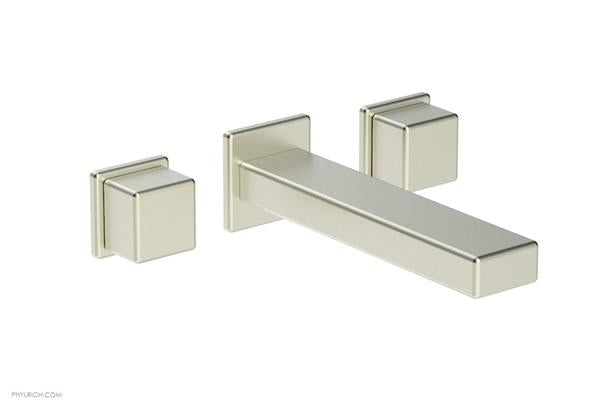 Phylrich - Mix Wall Lavatory Set - Cube Handles
