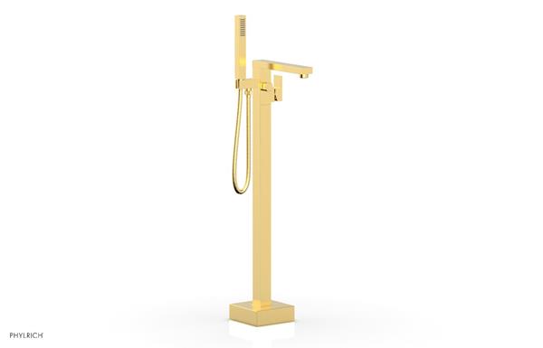 Phylrich - Mix Floor Mount Tub Filler with Hand Shower