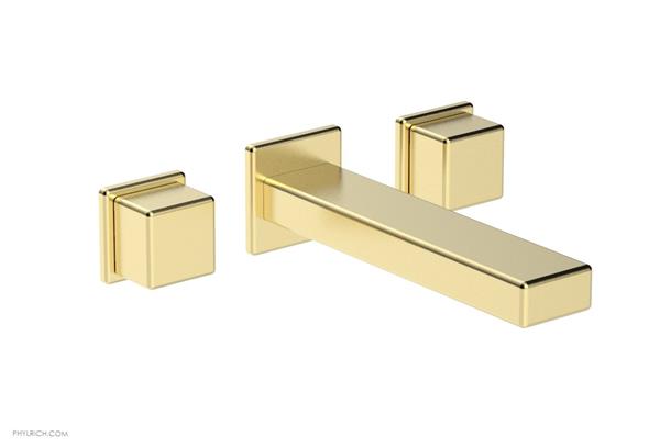 Phylrich - Mix Wall Tub Set - Cube Handles