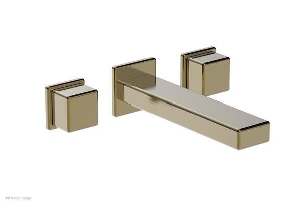 Phylrich - Mix Wall Tub Set - Cube Handles
