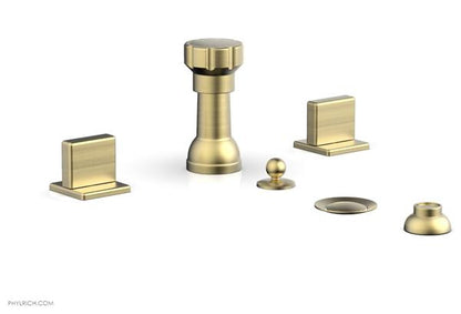 Phylrich - Mix 4 Hole Bidet Set - Blade Handles