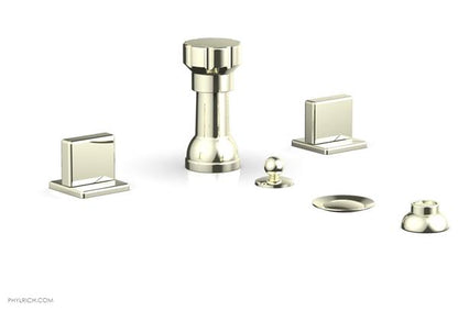 Phylrich - Mix 4 Hole Bidet Set - Blade Handles