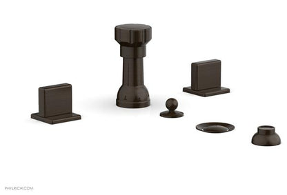 Phylrich - Mix 4 Hole Bidet Set - Blade Handles