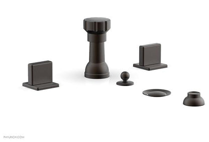 Phylrich - Mix 4 Hole Bidet Set - Blade Handles