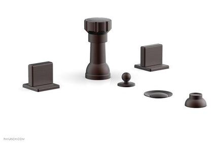 Phylrich - Mix 4 Hole Bidet Set - Blade Handles